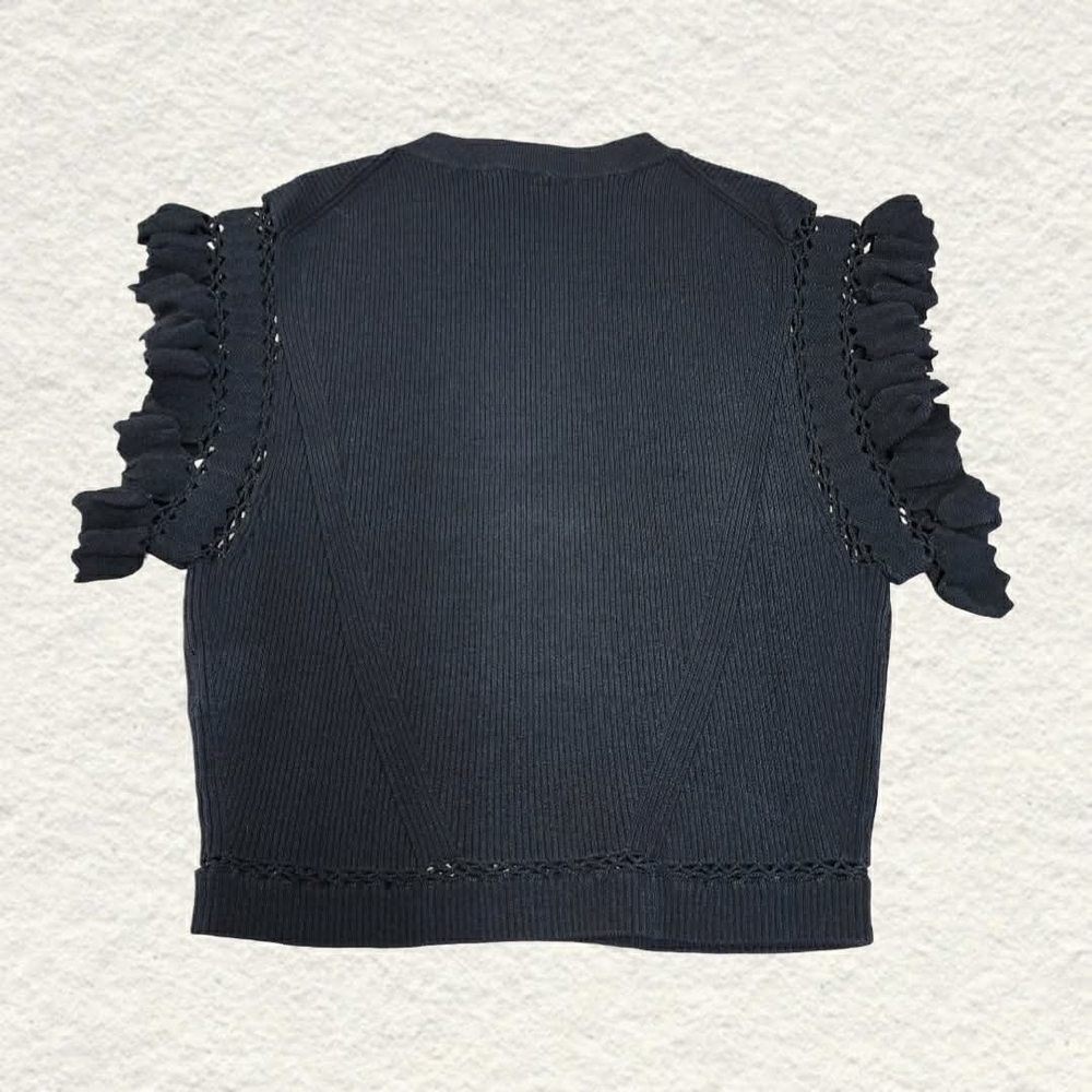 Ulla Johnson Black Ruffle Skirt Set - Picture 4 of 9